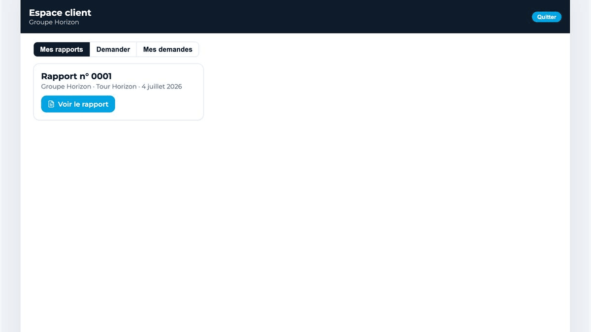 Le portail client : vos rapports accessibles à tout moment